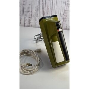 Vintage Sears Roebuck Super Five Speed Hand Mixer Olive Green MCM 400-828800